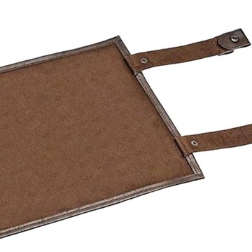 Ящик для хранения коврика для игральных костей, мягкий внутренний держатель из полиуретана для многосторонних игральных костей, коричневый