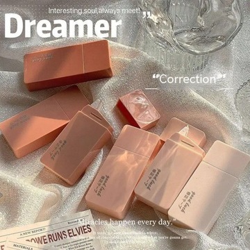 6/12/24 шт., милая оранжевая корректирующая лента с градиентом, белая корректирующая лента