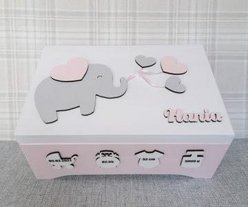 DUŻE PUDEŁKO XXL, PREZENT NA CHRZEST, METRYCZKA