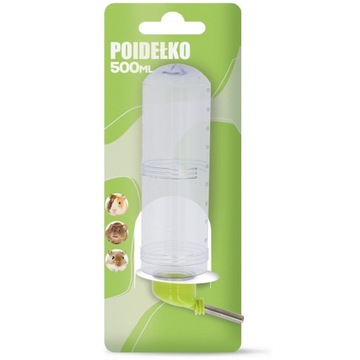 POIDEŁKO 500 ml KRÓLIKA CHOMIKA ŚWINKI MORSKIEJ Gryzoni POIDŁO WODĘ KLAT J5