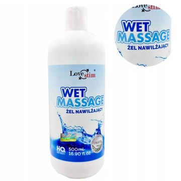 WET MASSAGE 500ml WYSOKIEJ JAKOŚCI GĘSTY ŻEL MASAŻ