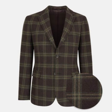 Marynarka męska w kratę Slim Fit PAKO LORENTE 60