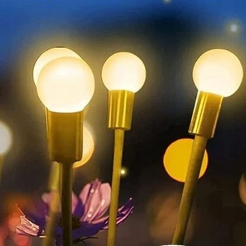 2 X Solar Lamp Buns 10 светодиодных ламп 65 см.
