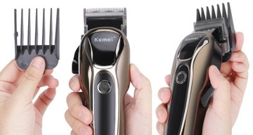 KEMEI KM-1990 БЕСПРОВОДНАЯ МАШИНКА ДЛЯ СТРИЖКИ ВОЛОС USB LCD