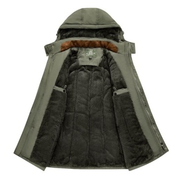 КУРТКА ТЕПЛАЯ МУЖСКАЯ ПАЛЬТО ЗИМНЯЯ ПАРКА С КАПЮШОНОМ