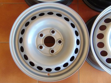 4× DISK OCELOVÝ VOLKSWAGEN OE T5 T6 6.5" X 16" 5X120 ET 51