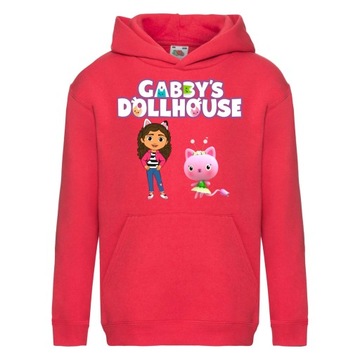 BLUZA KOCI DOMEK GABI Z KAPTUREM 116 cm 5-6 LAT