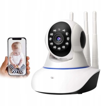 Kamera Panoramiczna IP Wi -Fi HD 720P Monitorowani