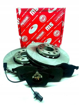 TARCZE+KLOCKI PRZÓD VW PASSAT AUDI A4 B5 288MM