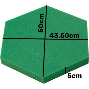 Зеленые акустические панели для стены, 10 шт. - Красивое дизайнерское украшение