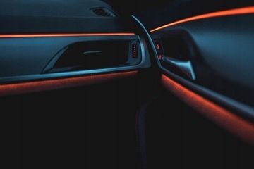 PÁSEK LED VLÁKNO DO VOZIDLA MODRÝ 1M 24V