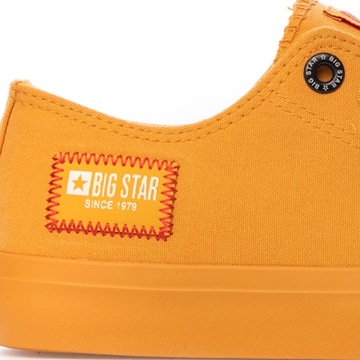 Trampki BIG STAR Damskie Buty żółte niskie 37