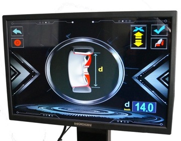 Автоматический балансировочный станок с лазером и монитором.