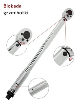 Klucz dynamometryczny z blokadą 1/2'' 40-210 Nm