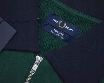 FRED PERRY SLANTED ZIP TRACK ORYGINALNA KURTKA PREMIUM NOWA L