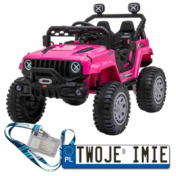 AUTO POJAZD OFF ROAD SPEED EKOSKÓRA 4X35W RADIO