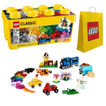 KLOCKI LEGO CLASSIC 10696 KREATYWNE ŚREDNIE PUDEŁKO NOWE DLA DZIECI + TORBA