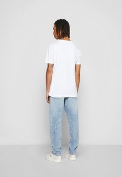 T-shirt basic z małym logo Calvin Klein Jeans XL