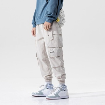 Men Sweatpants Hip Hop Streetwear Cargo Pants Spri