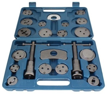 КОМПЛЕКТ ДЛЯ ЗАПАВКИ ИЛИ ЗАВИНЧИВАНИЯ ТОРМОЗНЫХ ПОРШНЕЙ, 22 ДЕТАЛИ.