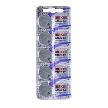 Baterie MAXELL japońskie CR2032 CR 2032 5szt PROMO