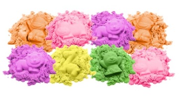 BibiMoon Kinetic Sand 8 кг НАБОР ПЕСОЧНЫХ ЯЩИКОВ