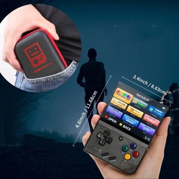 MINI PLUS PRZENOŚNA KONSOLA DO GIER Z 15000+ GIER + KARTĄ TF 128G