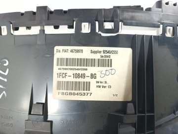 FIAT STILO 01-10 PŘÍSTROJOVÁ DESKA BUDÍKY TACHOMETR OE 1FCF-10849-B6