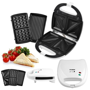 GOFROWNICA OPIEKACZ GRILL TOSTER 3W1 HYUNDAI 627