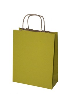 TORBA Torebka PAPIEROWA 18x8x22,5 żółta 10szt