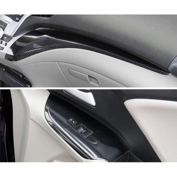 5D УГЛЕРОДНЫЙ ШПОН, ЧЕРНЫЙ ГЛЯНЦЕВЫЙ + ПРЯМОЙ