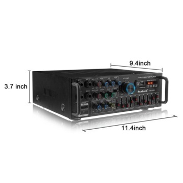 УСИЛИТЕЛЬ СТЕРЕО BLUETOOTH ПУЛЬТ ДИСТАНЦИОННОГО УПРАВЛЕНИЯ DVD AUX FM АУДИО МОЩНЫЙ 2000W