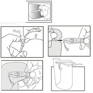 ЗАЩИТНЫЙ ВИЗОР, ПРОЗРАЧНЫЙ, ОЧКИ