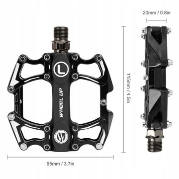 PEDAŁY ROWEROWE MTB ANTYPOŚLIZGOWE PLATFORMOWE