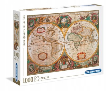 PUZZLE 1000 EL OLD MAP CLEMENTONI 31229