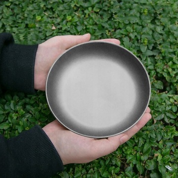 Lekki tytanowy talerz obiadowy talerz na owoce