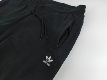 2879 SPODNIE DAMSKIE ADIDAS ORIGINALS DRESOWE BAWEŁNIANE CZARNE DRESY 3XL