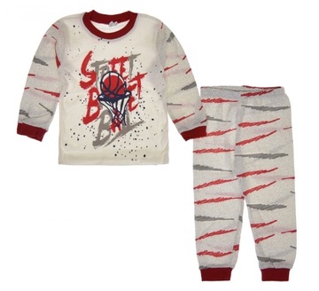 PIŻAMA piżamka KOMPLET koszykówka BASKET - ROZ 116