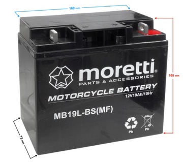 Akumulator do motocykla żelowy 19ah 12V 2T 4T SZYBKA WYSYŁKA