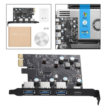PCIE USB 3.0 Тип C(1) Тип A(3) — USB