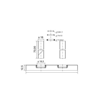 МАСКИРОВОЧНАЯ РОЗЕТКА ДЛЯ ГРАФИТОВОГО КЛАПАНА РАДИАТОРА