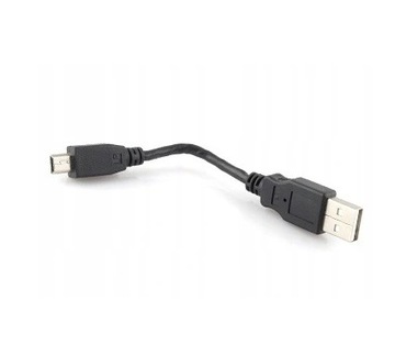 Kabel miniUSB 2.0 CANON 5pin 0.3m czarny