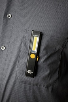 BRENNENSTUHL СВЕТОДИОДНЫЙ ФОНАРЬ COB С ЗАЖИМОМ ДЛЯ АККУМУЛЯТОРА 200LM USB В ПОДАРОК