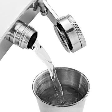 Фляга из нержавеющей стали Flagon Barware бутылка виски 500 мл