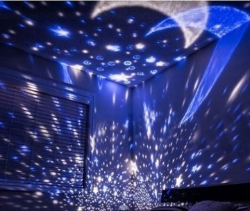 ЗВЕЗДНЫЙ ПРОЕКТОР ВРАЩАЮЩИЕСЯ ЗВЕЗДЫ НОЧНАЯ ЛАМПА