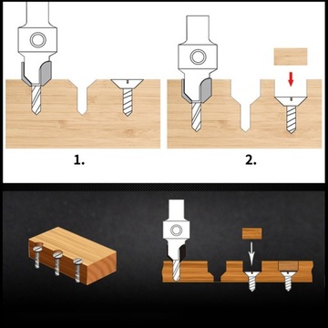6SZT WIERTŁA DO DREWNA Z GZYMKĄ FAZOWNIKIEM