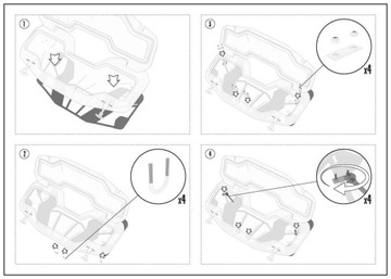 Передний кожух квадроцикла GKA Cfmoto 450 520 стальная рама