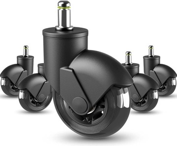 x5 Gumowe Kauczukowe kółka do fotela IKEA F10mm