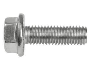 6921 A2 M8X20 ŚRUBA KOŁNIERZOWA SZEŚCIOKĄTNA PODKŁADKOWA NIERDZEWNA INOX