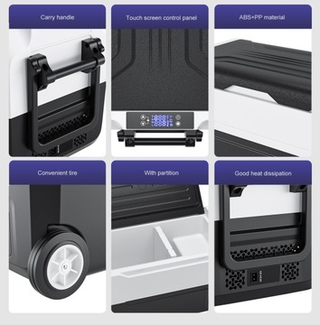 АВТОМОБИЛЬНЫЙ КОМПРЕССОРНЫЙ ХОЛОДИЛЬНИК 35л 12/24В 230В - 72x37x39см